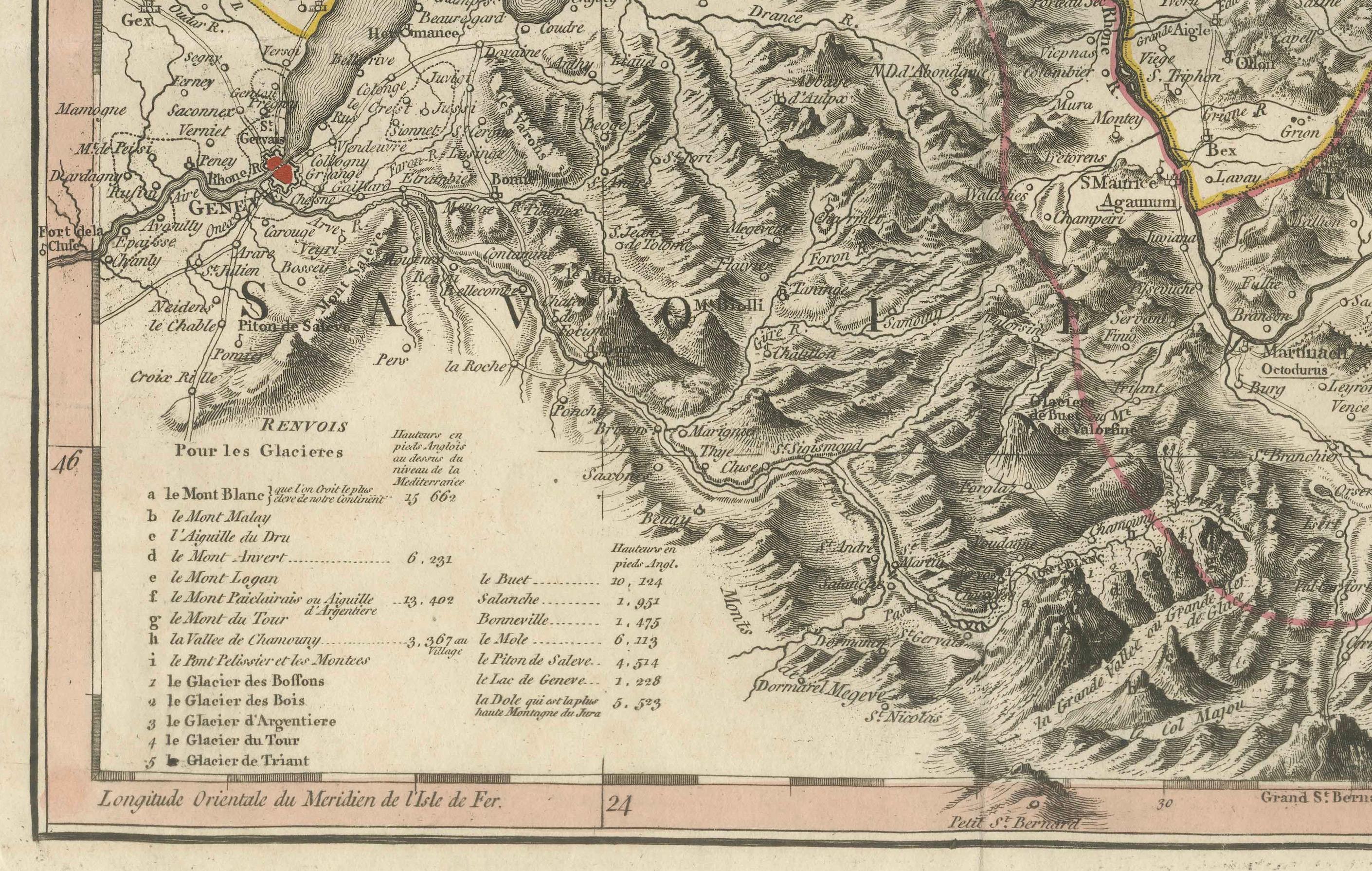 Switzerland Map 1778 – Striking Hand-Colored Copperplate of the Thirteen Cantons For Sale 1
