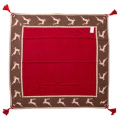Switzerland Red Plaid with Deer