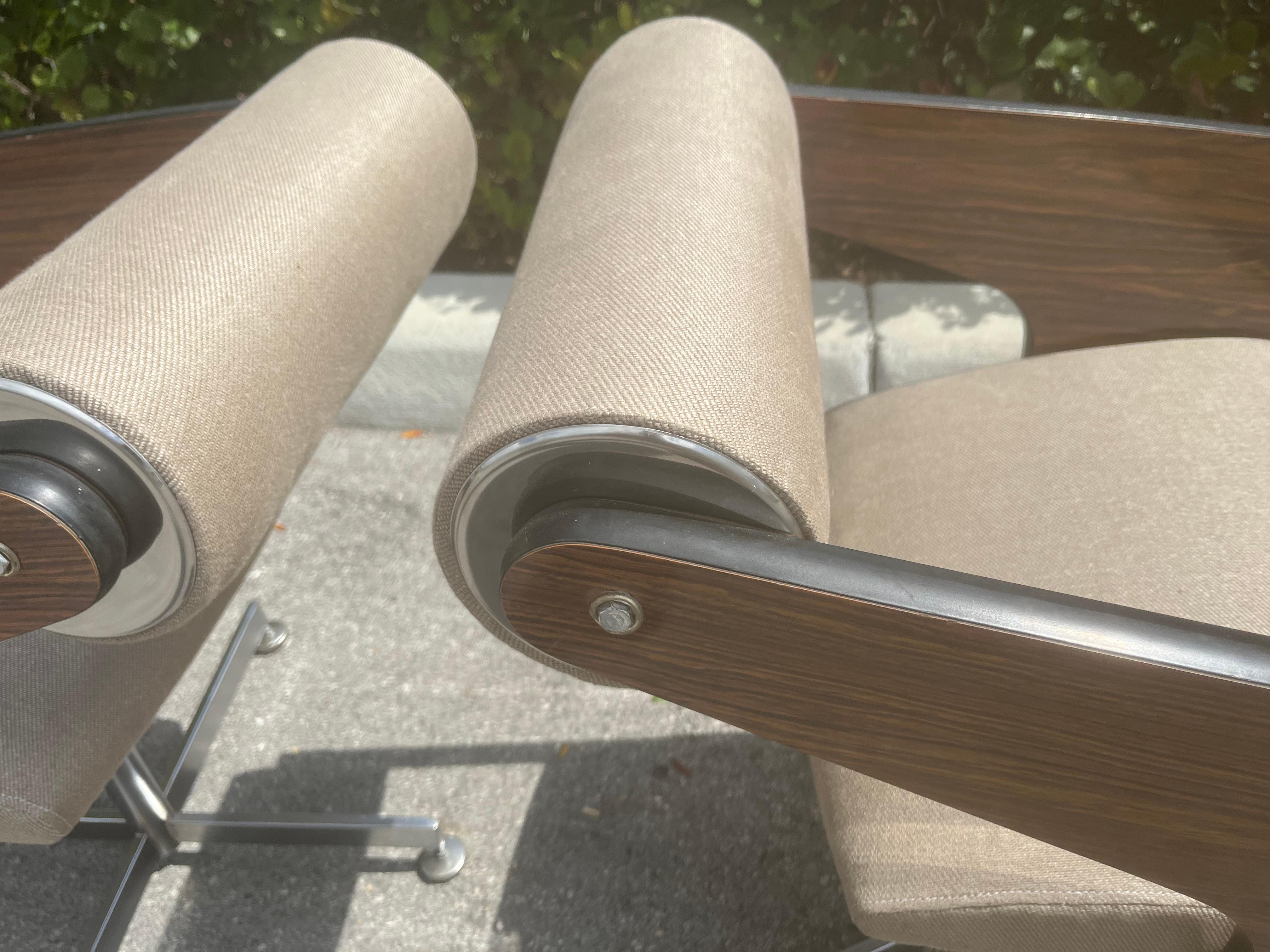Fauteuil pivotant de Luigi Tiengo en vente 8
