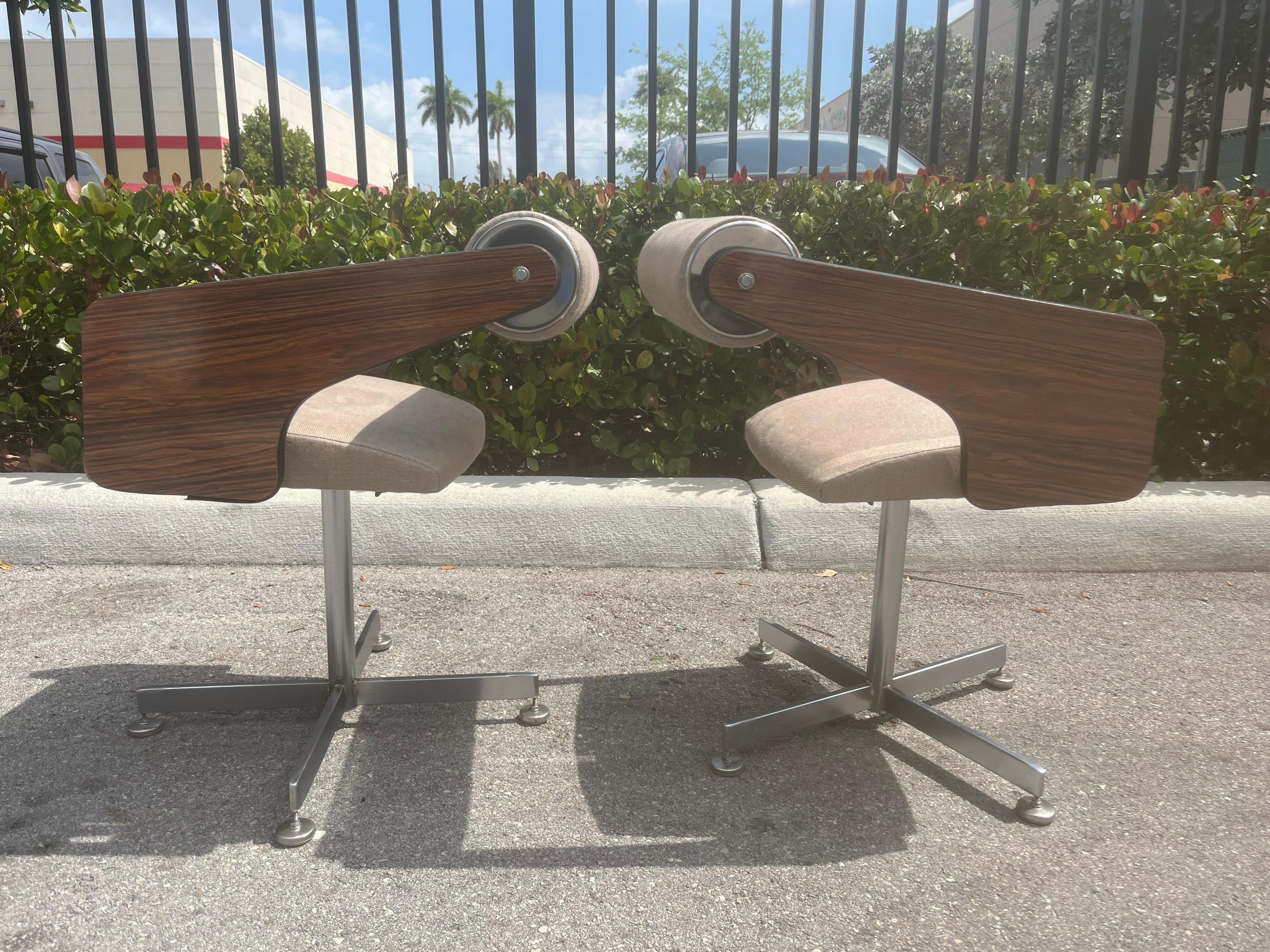 Fauteuil pivotant de Luigi Tiengo en vente 9