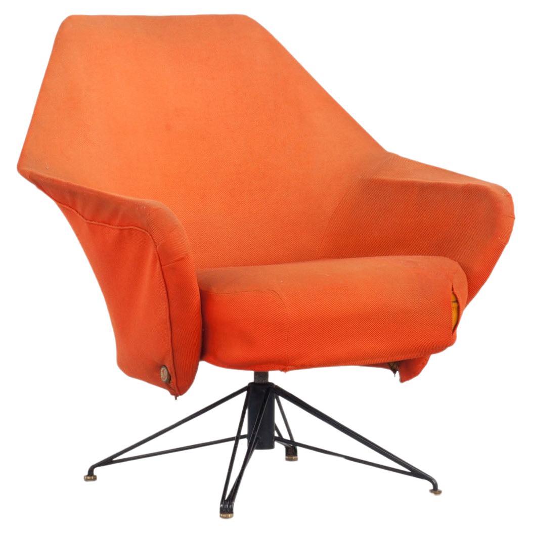 Drehsessel - Sessel "P32", Design: Osvaldo Borsani für Tecno, Italien 1956 im Angebot