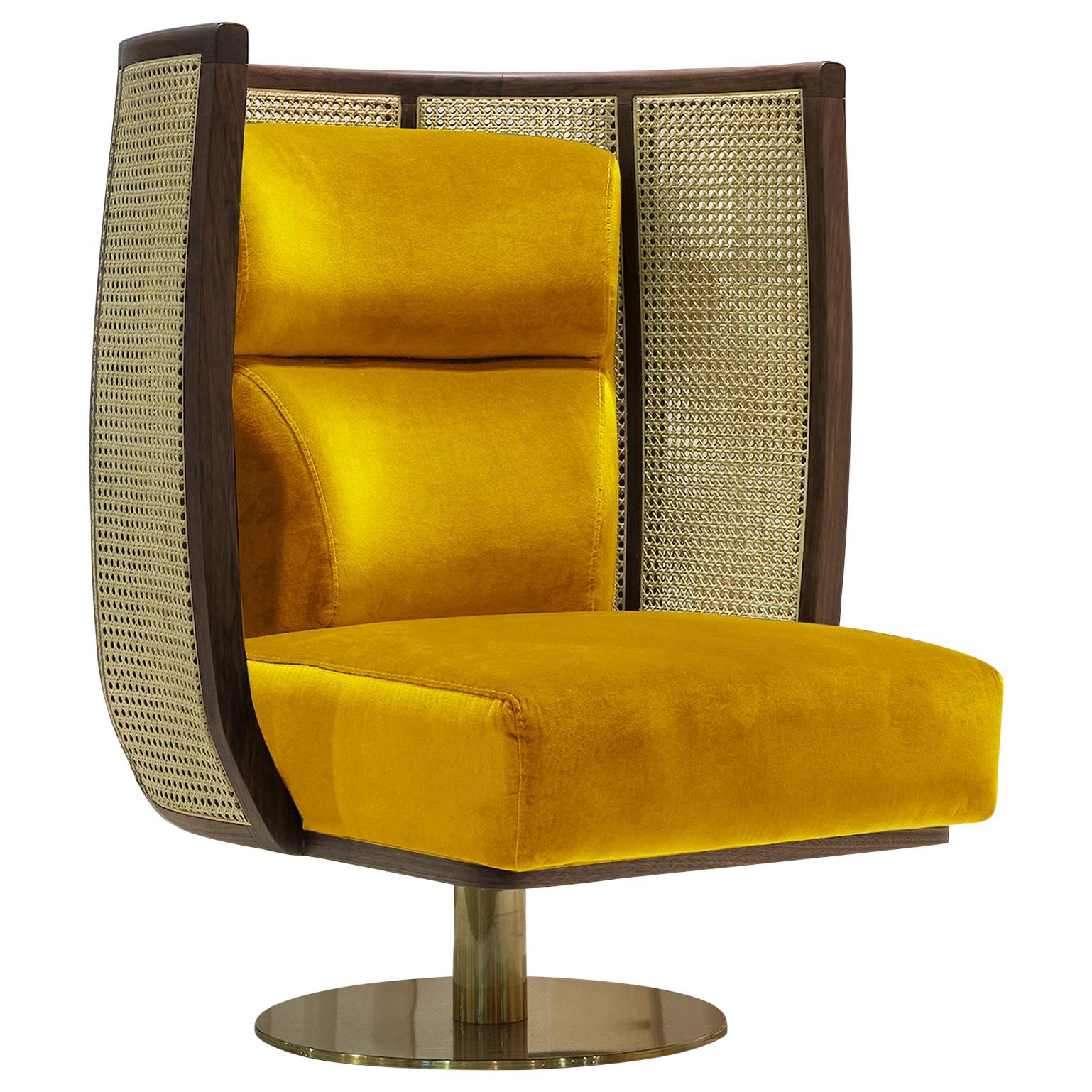 India Mahdavi Design Rattan Armchairs at 1stDibs