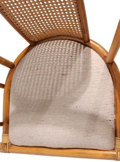 Silla giratoria de bambú de Henry Olko