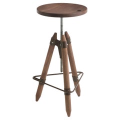 Swivel bar stool Riva 1920 Ello Design Franco & Matteo Origoni