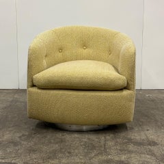 Swivel Barrel Chair by Milo Baughman for Thayer Coggin