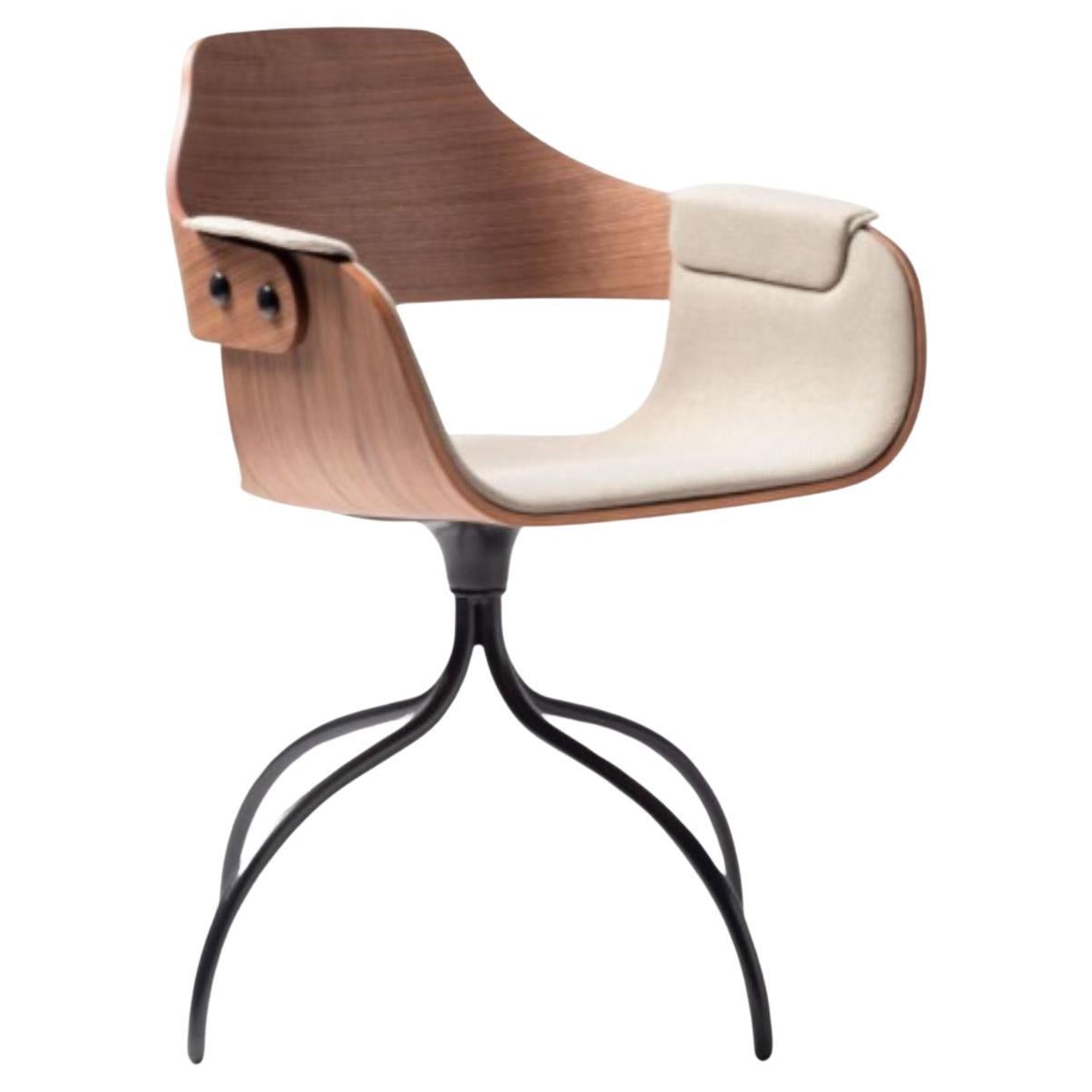 Swivel Base Showtime Beige Chair by Jaime Hayon For Sale
