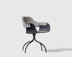 Swivel Base Showtime Brown Chair by Jaime Hayon