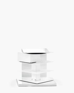 Swivel bookcase - Bedside table Opinion Ciatti Ptolomeo X4 short Bruno Rainaldi