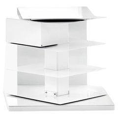 Swivel bookcase - Bedside table Opinion Ciatti Ptolomeo X4 short Bruno Rainaldi