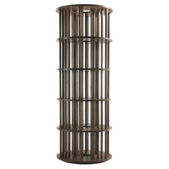 Swivel bookcase - Bookshelf RIva 1920 Pillar - Walnut