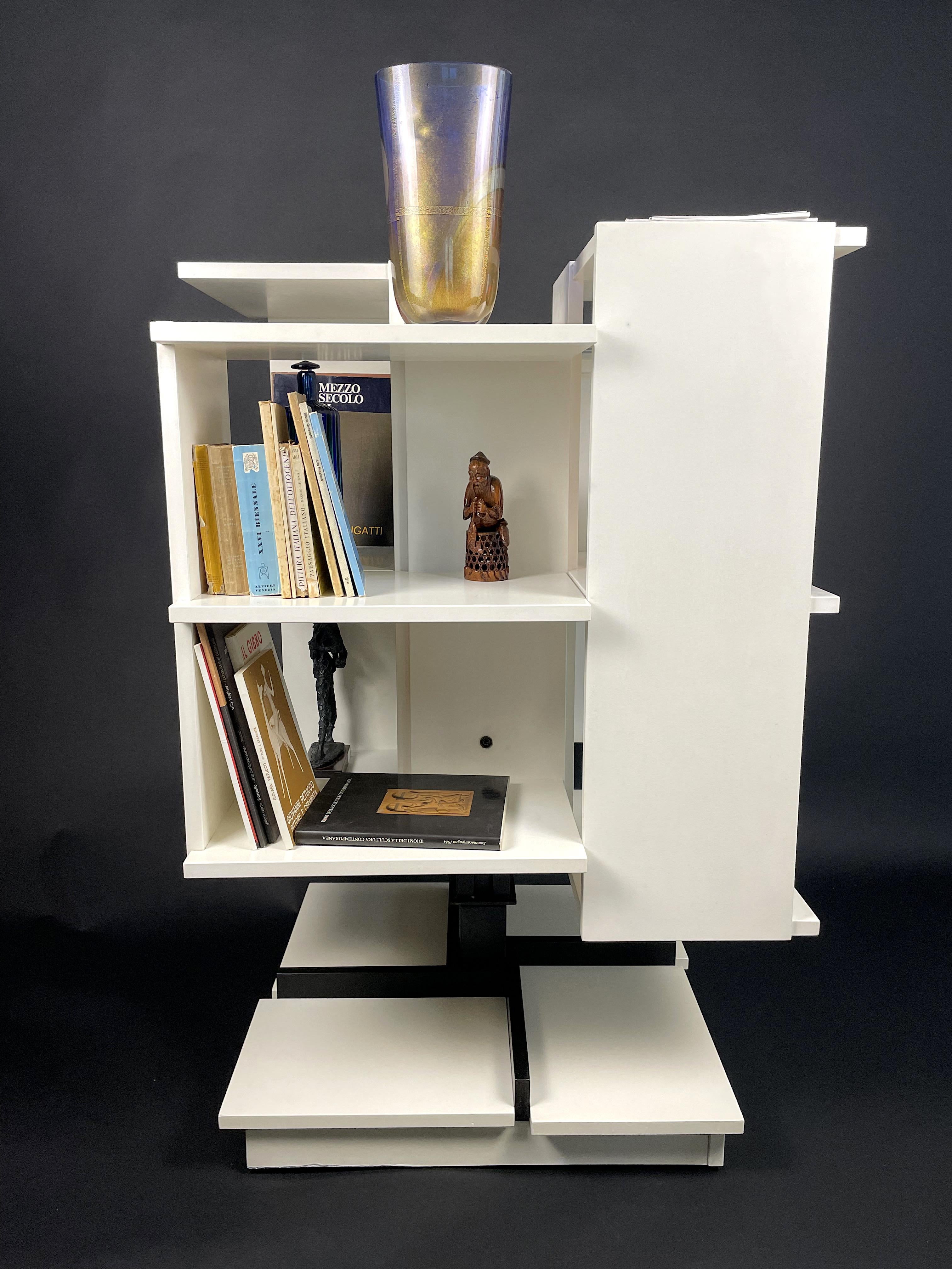 Italian Swivel Bookcase Model 