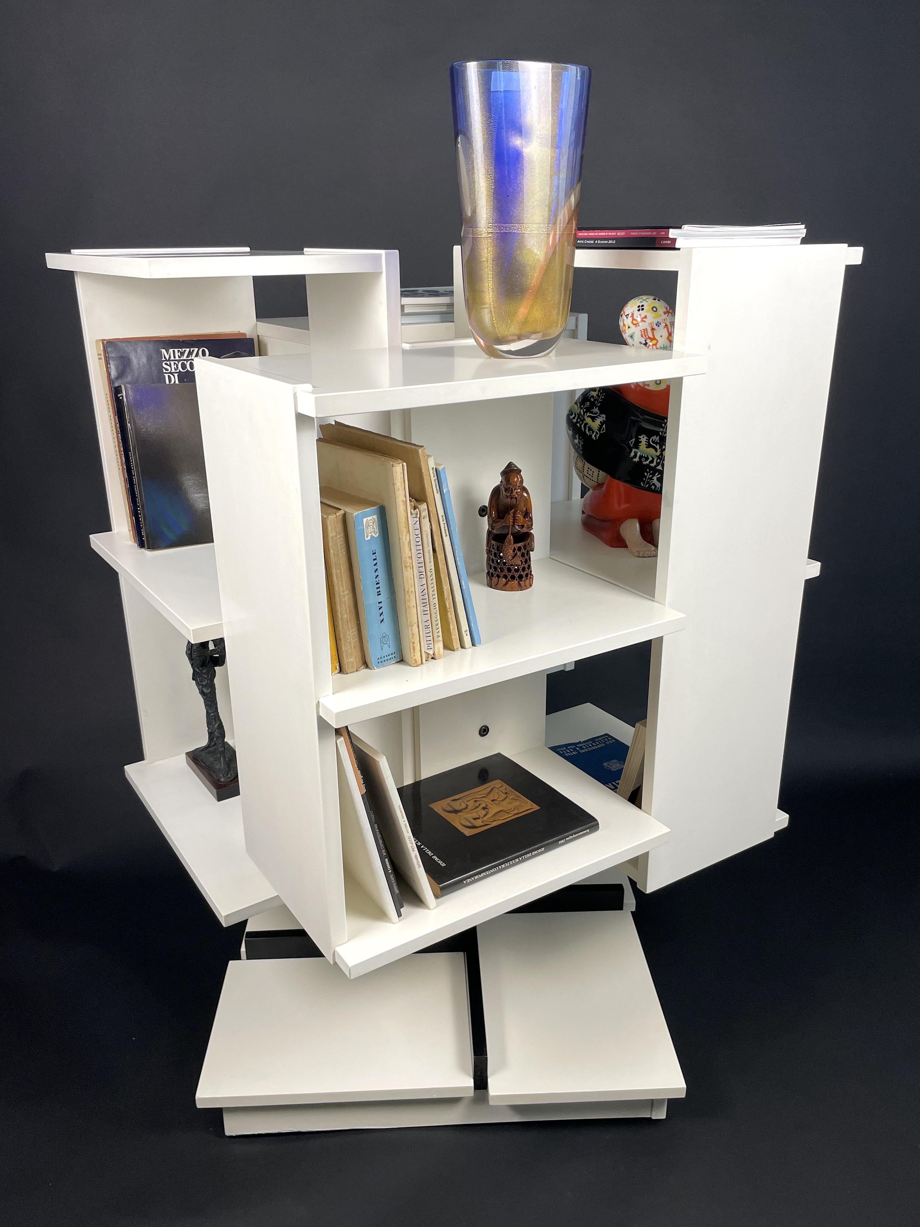 Italian Swivel Bookcase Model 