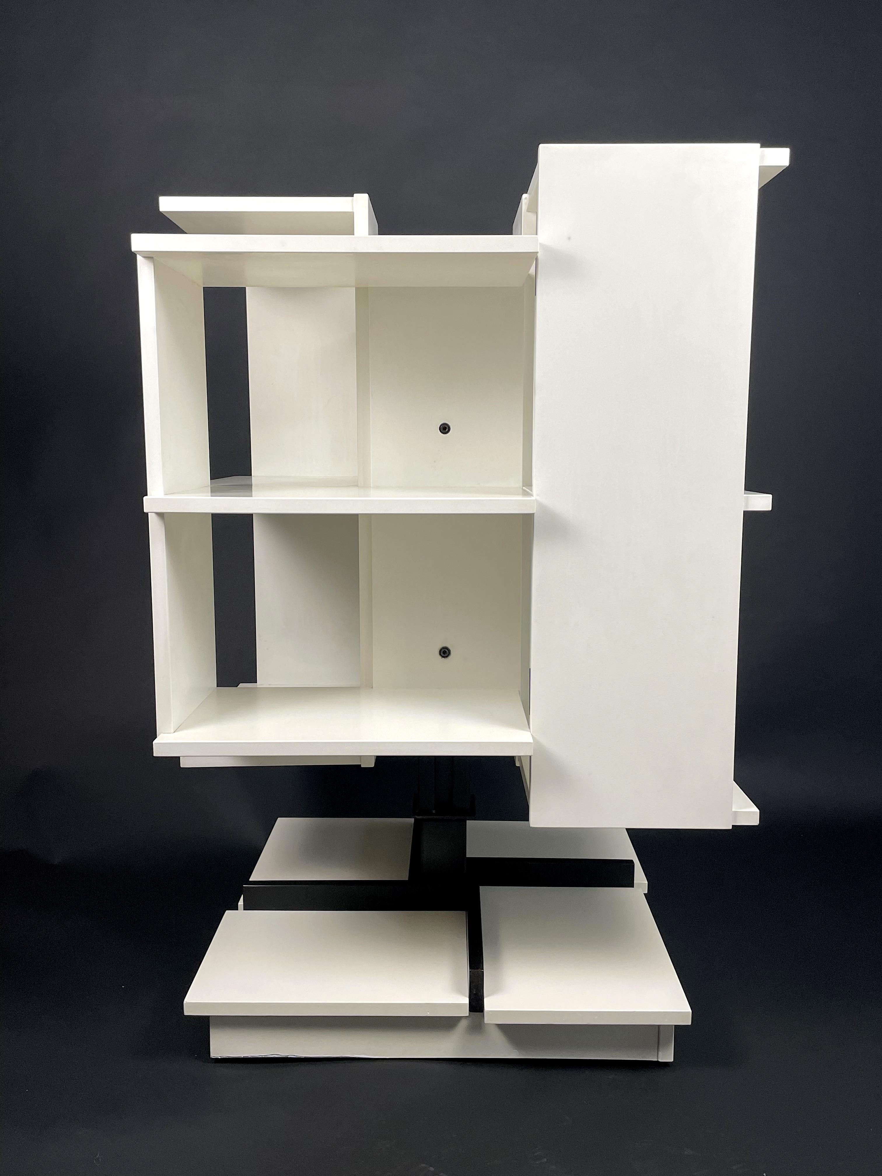 Modern Italian Swivel Bookcase Model 