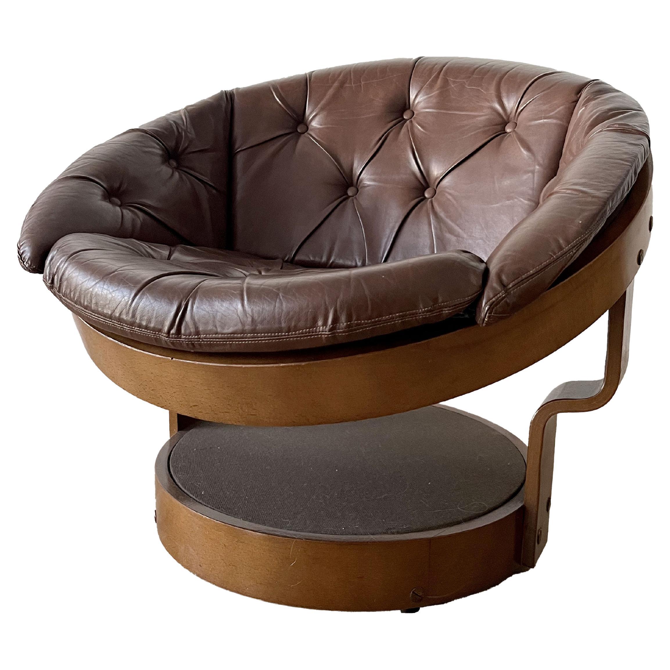 Swivel Chair by Oddmund Vadd, Norway For Sale