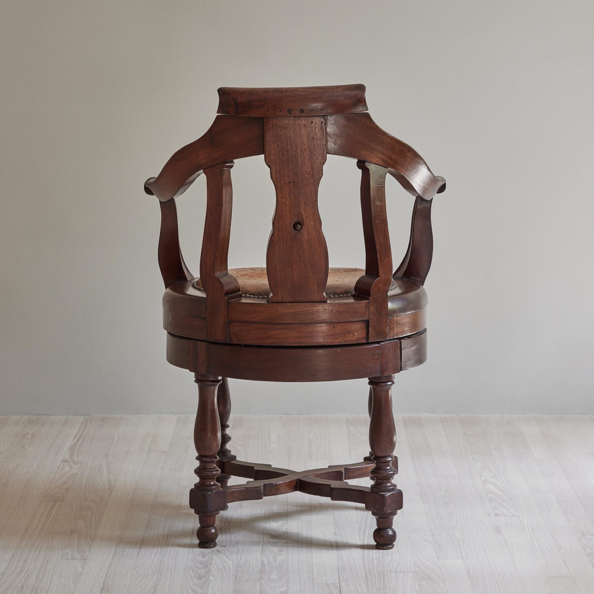 Late 19th Century Swivel Chair
