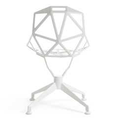 Swivel chair with four-star base Magis Chair_One 4 Star - Konstantin Grcic White