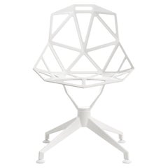 Swivel chair with four-star base Magis Chair_One 4 Star - Konstantin Grcic White