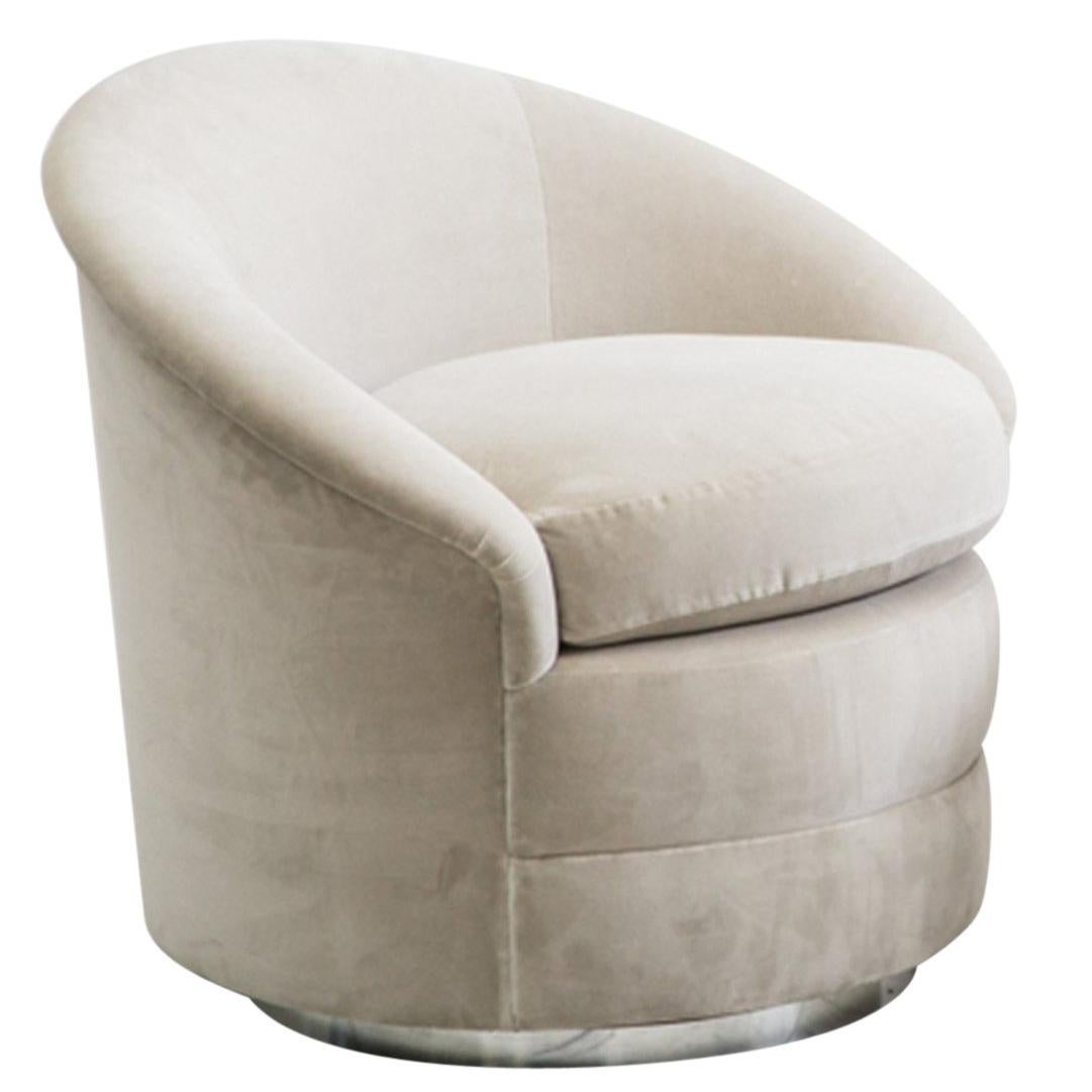 Swivel chairs. Dimensions: 33 H x 36 W x 30 D inches.