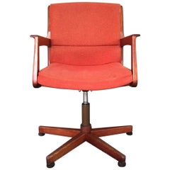 Swivel Danish Teak Chair, 1960s