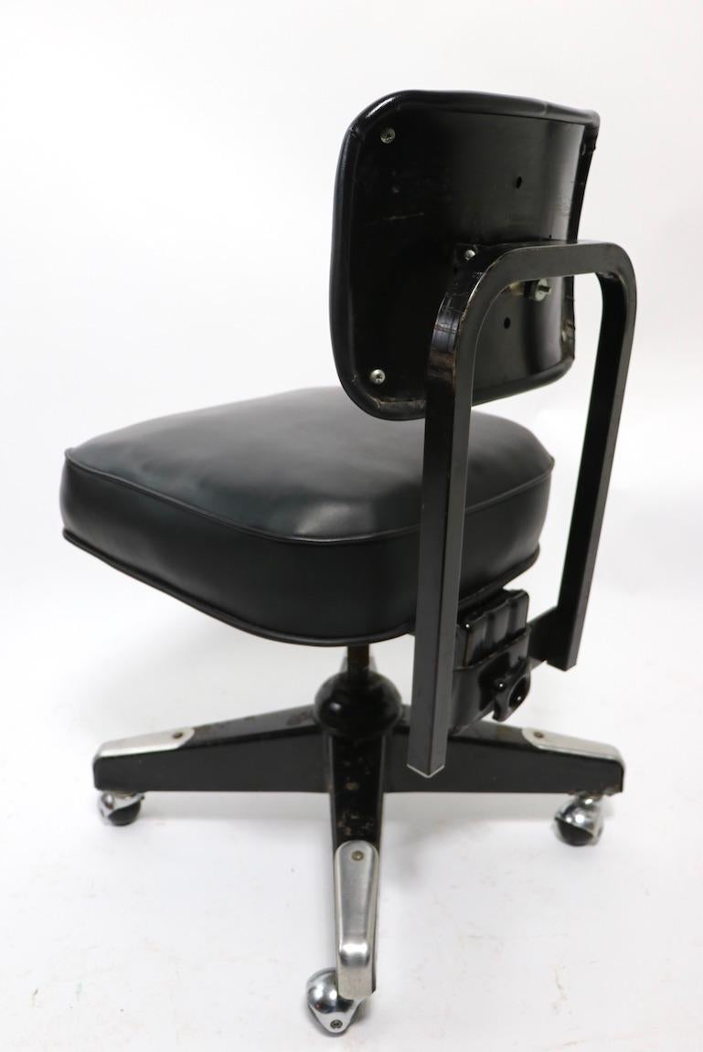 Steel Swivel Desk Chair by Emeco