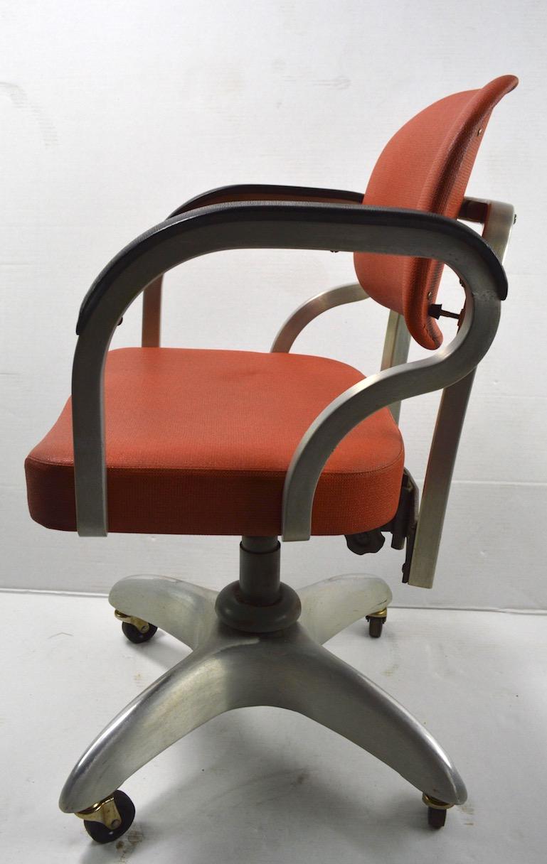 20th Century Swivel Desk Chair by GoodForm General Fireproofing For Sale