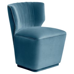 Swivel Dining Chair with Seaming Details on the Back