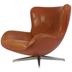 Swivel Lounge Chair by Illum Wikkelsø