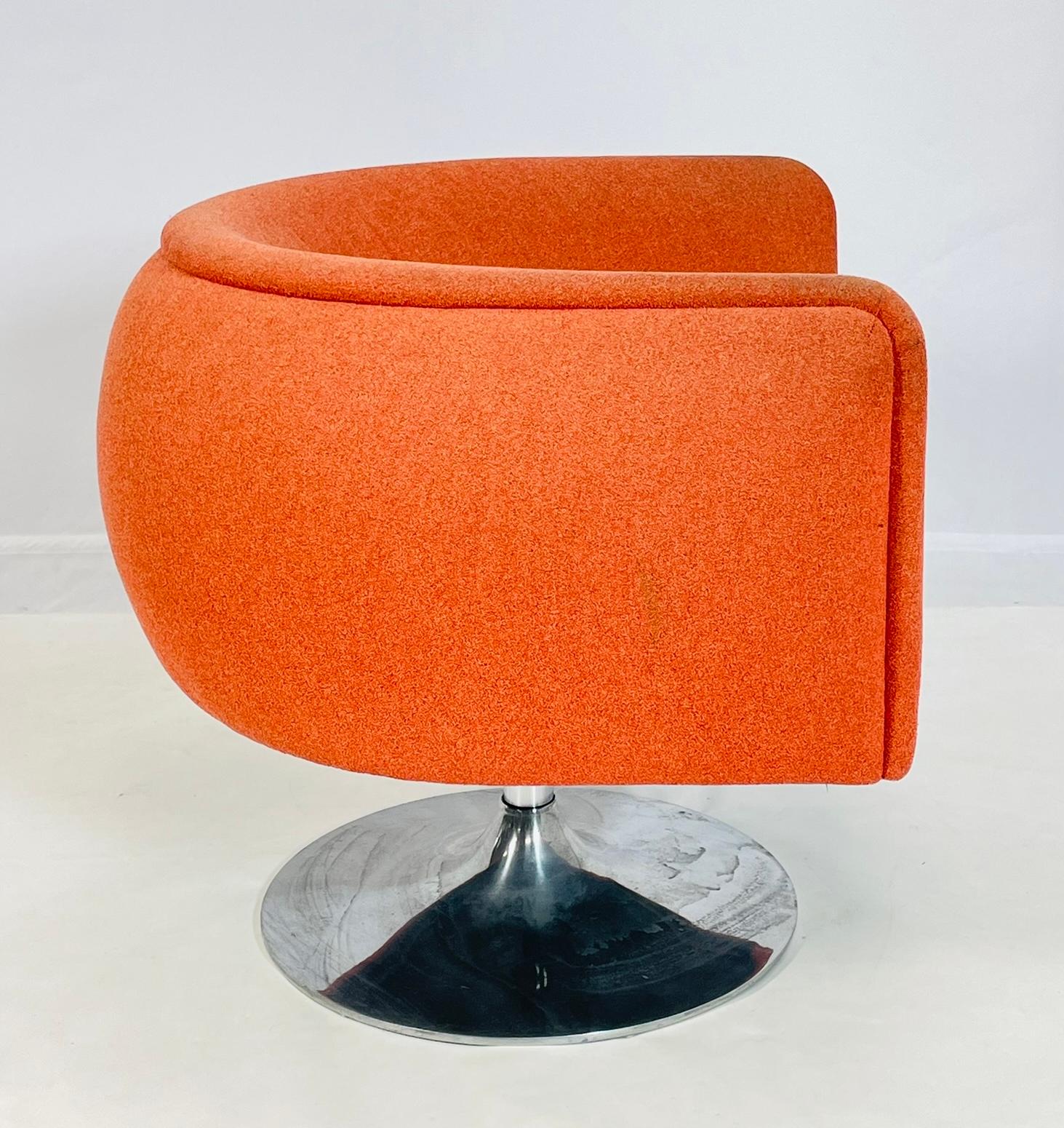 Sillón giratorio de Joseph D'Urso para Knoll, Firmado, EE.UU. 2009 Hecho a mano en venta
