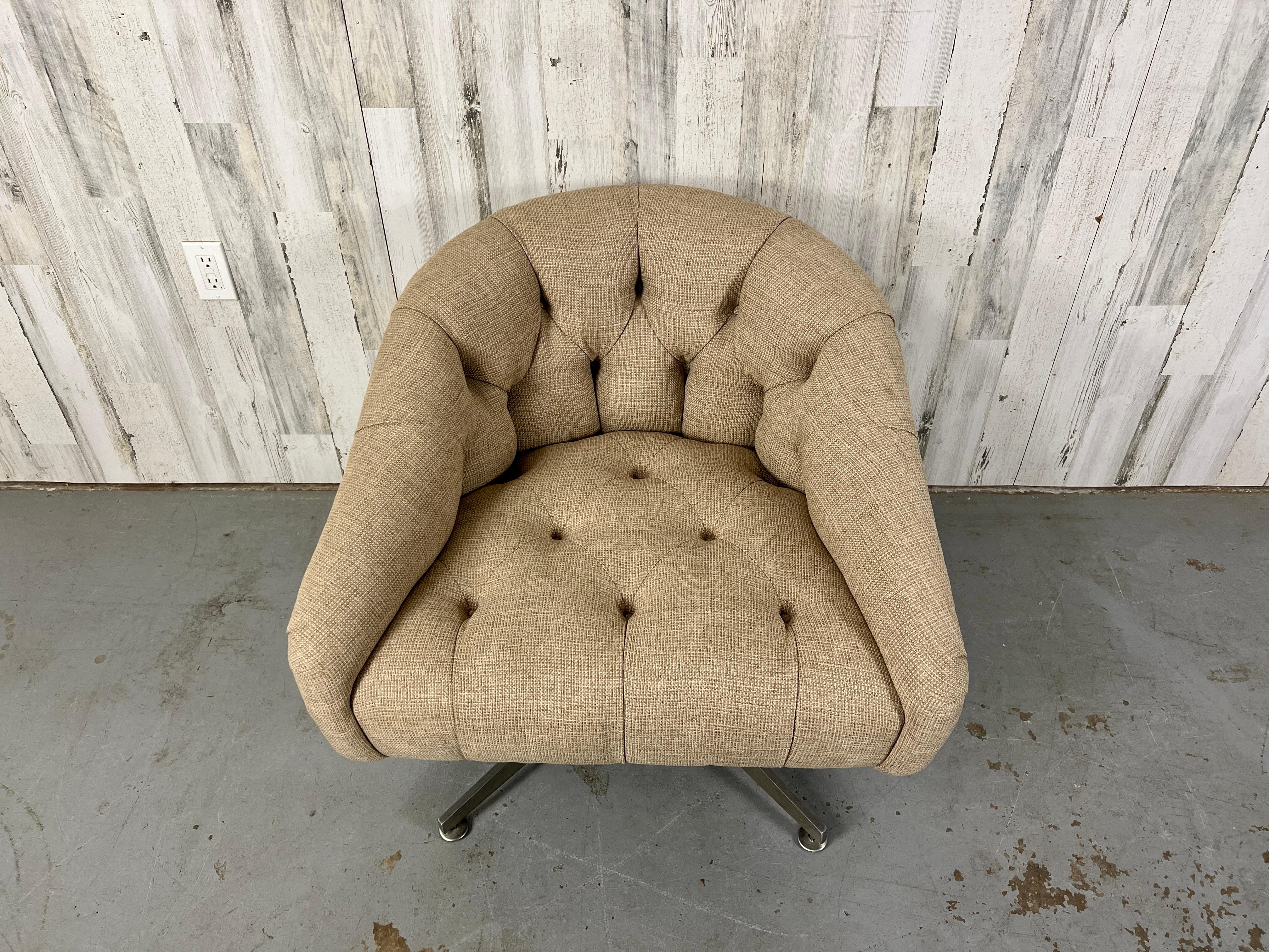 20th Century Swivel Lounge Chair by Ward Bennett For Sale