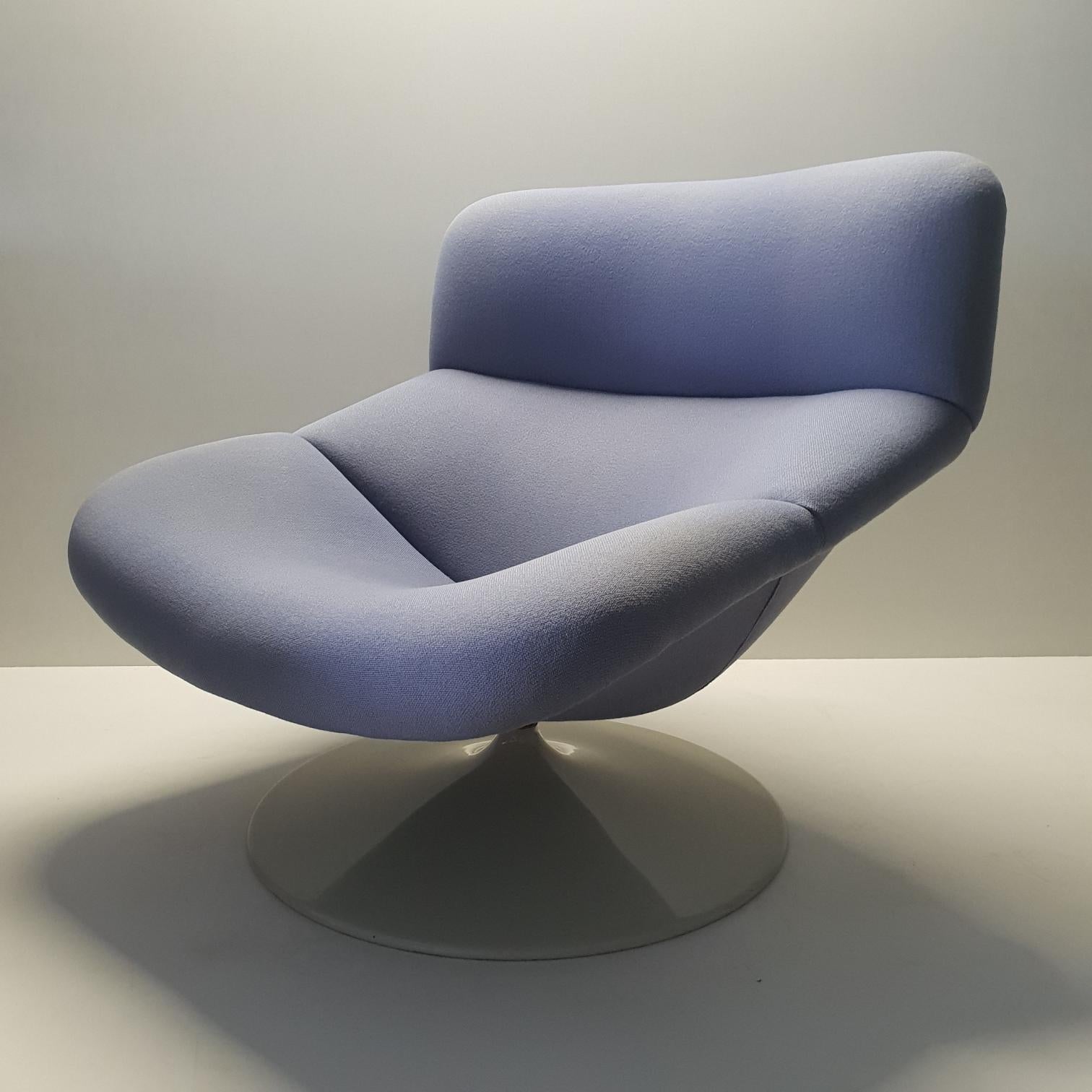 Space Age Swivel Lounge Chair F518 by Geoffrey Harcourt for Artifort ‘Marked’, 1979