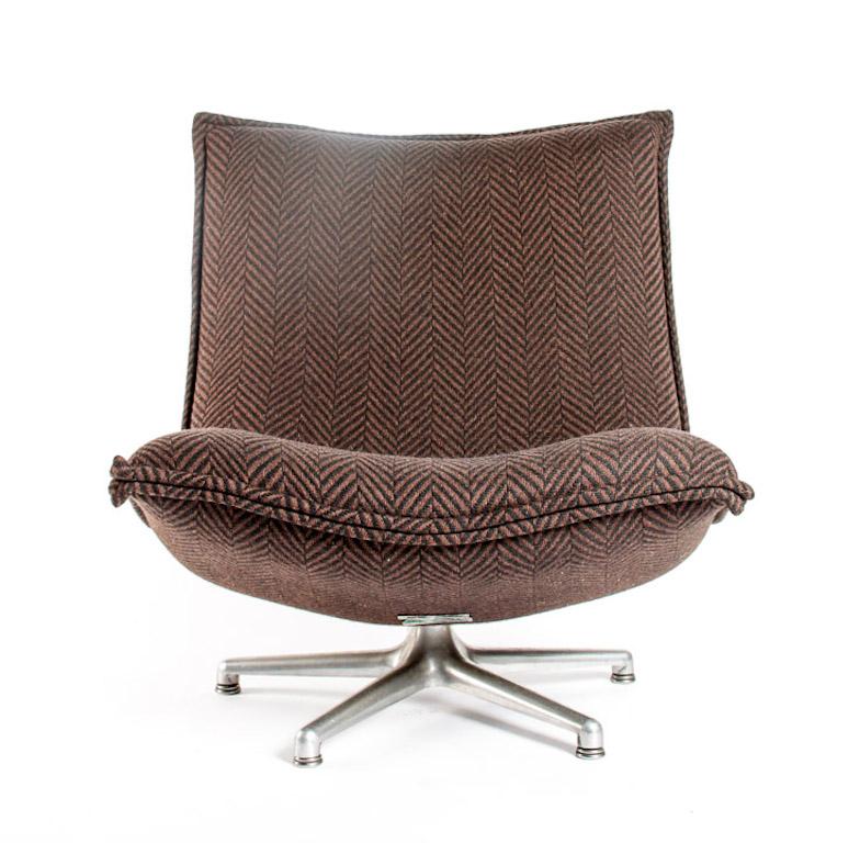 Mid-Century Modern Swivel Lounge Chair Model 984 by Geoffrey Harcourt for Artifort, circa 1970