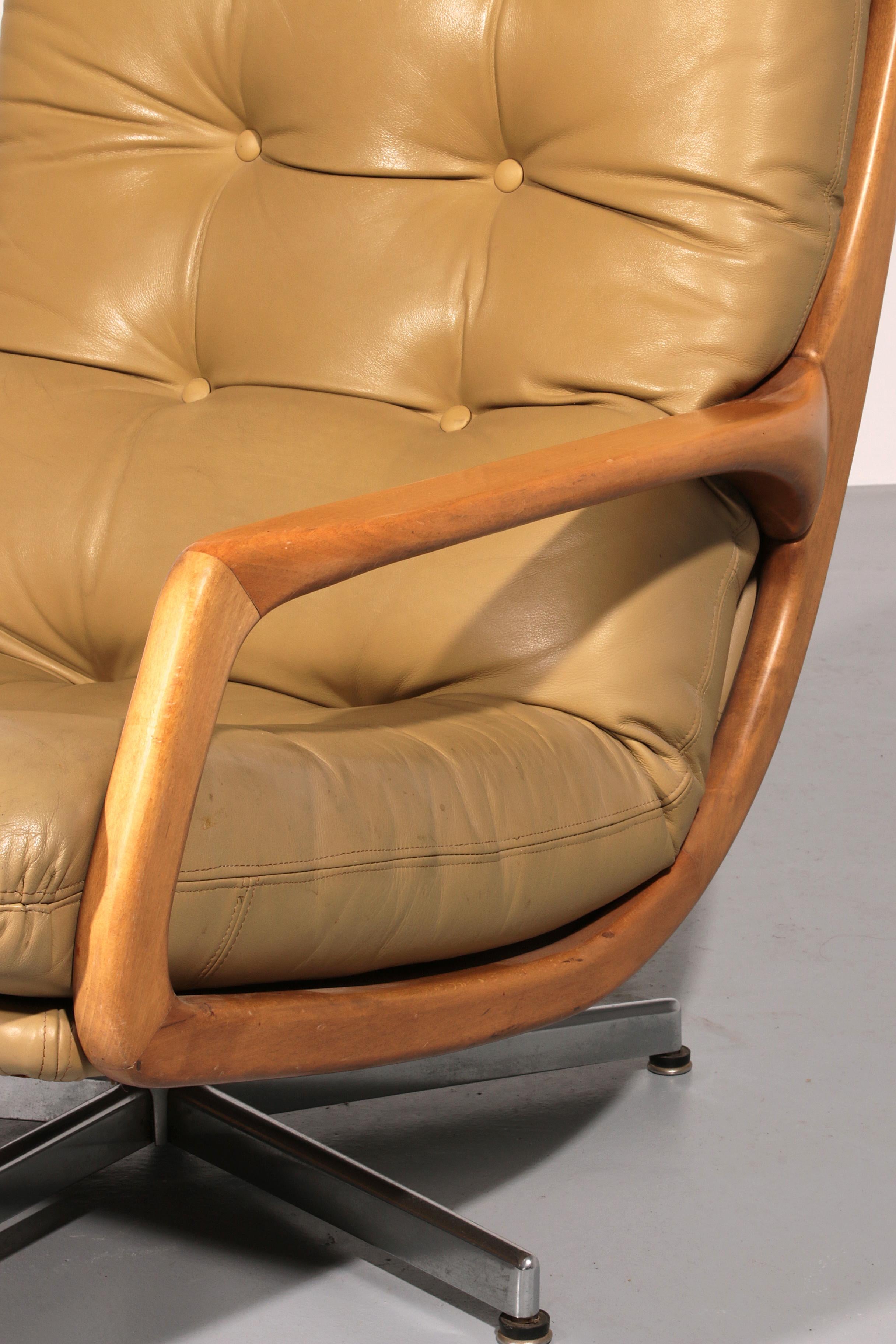 Swivel Lounge Chairs by Eugen Schmidt for Soloform 1960 in vendita 3