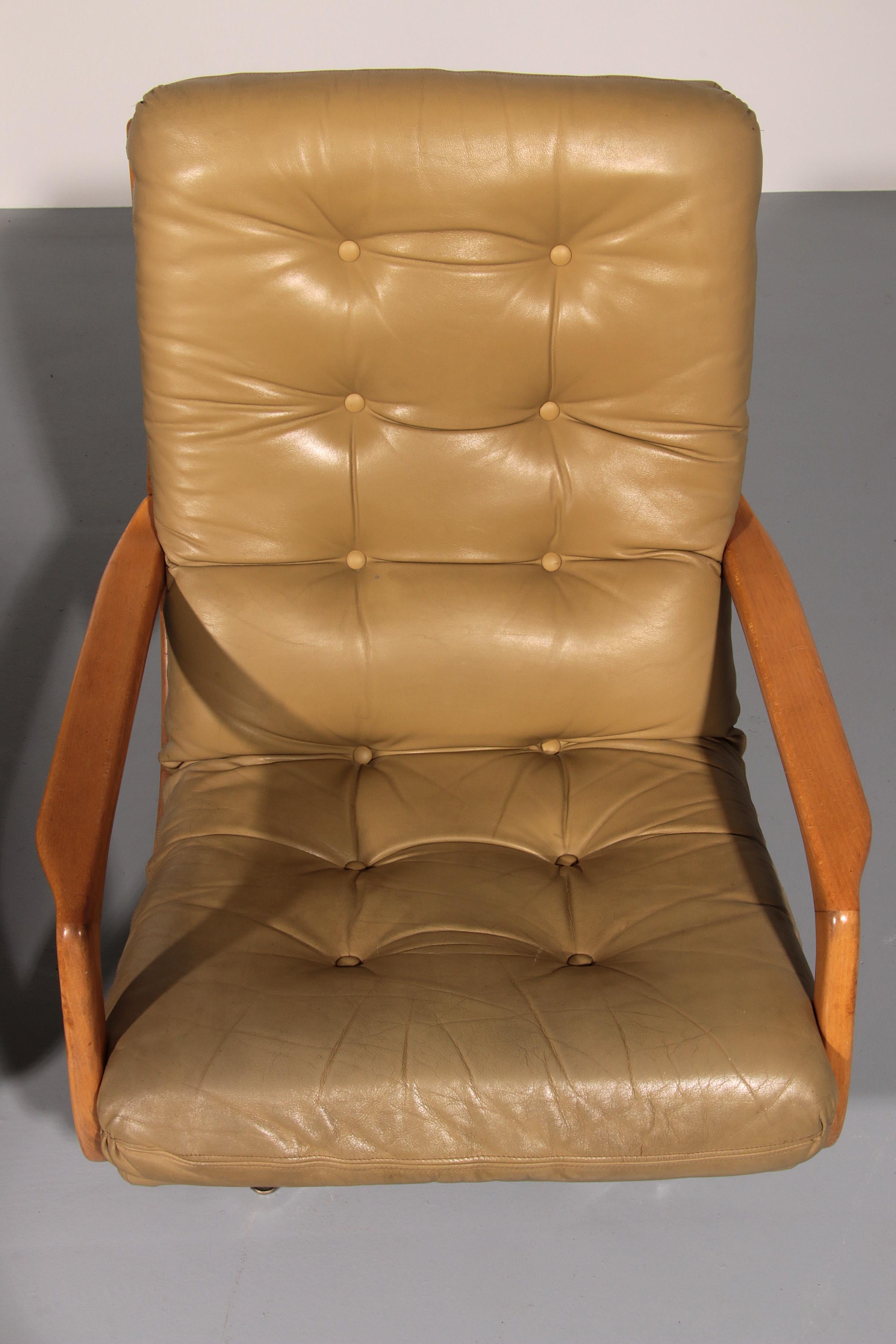 Swivel Lounge Chairs by Eugen Schmidt for Soloform 1960 in vendita 2