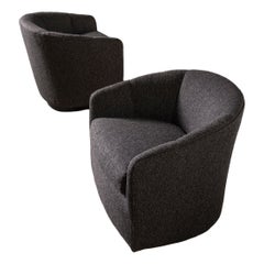 Swivel Lounge Chairs by Milo Bauhman for Thayer Coggin