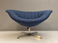 Swivel Lounge Chairs 'Man & Woman' Rudolf Wolf, Rohe Nordwolde