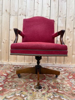 Swivel office armchair – Gainsborough Style – Edwardian Period – Wood and Cast I