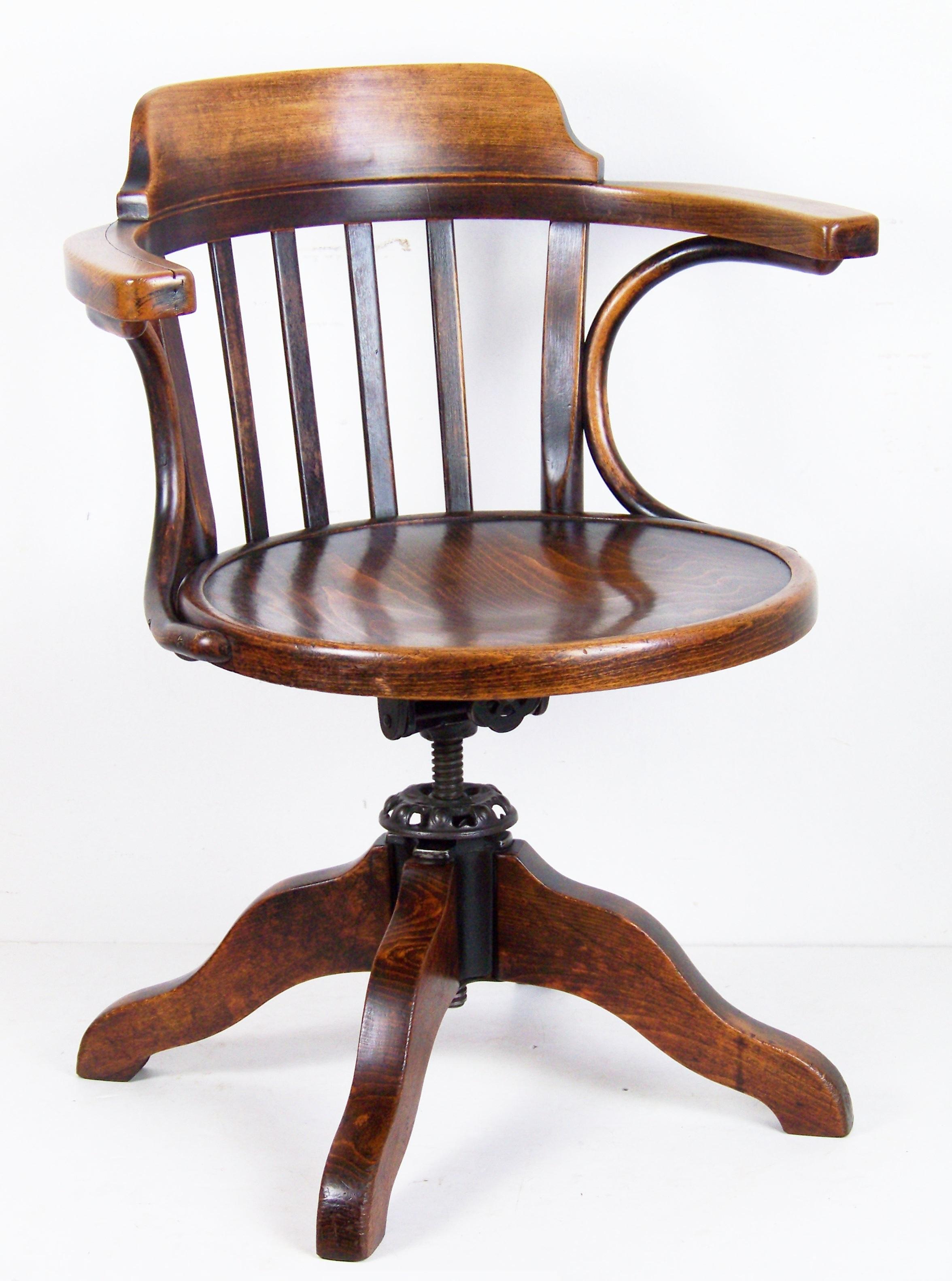 Swivel Office Chair Thonet B663-1, 1920ca 2