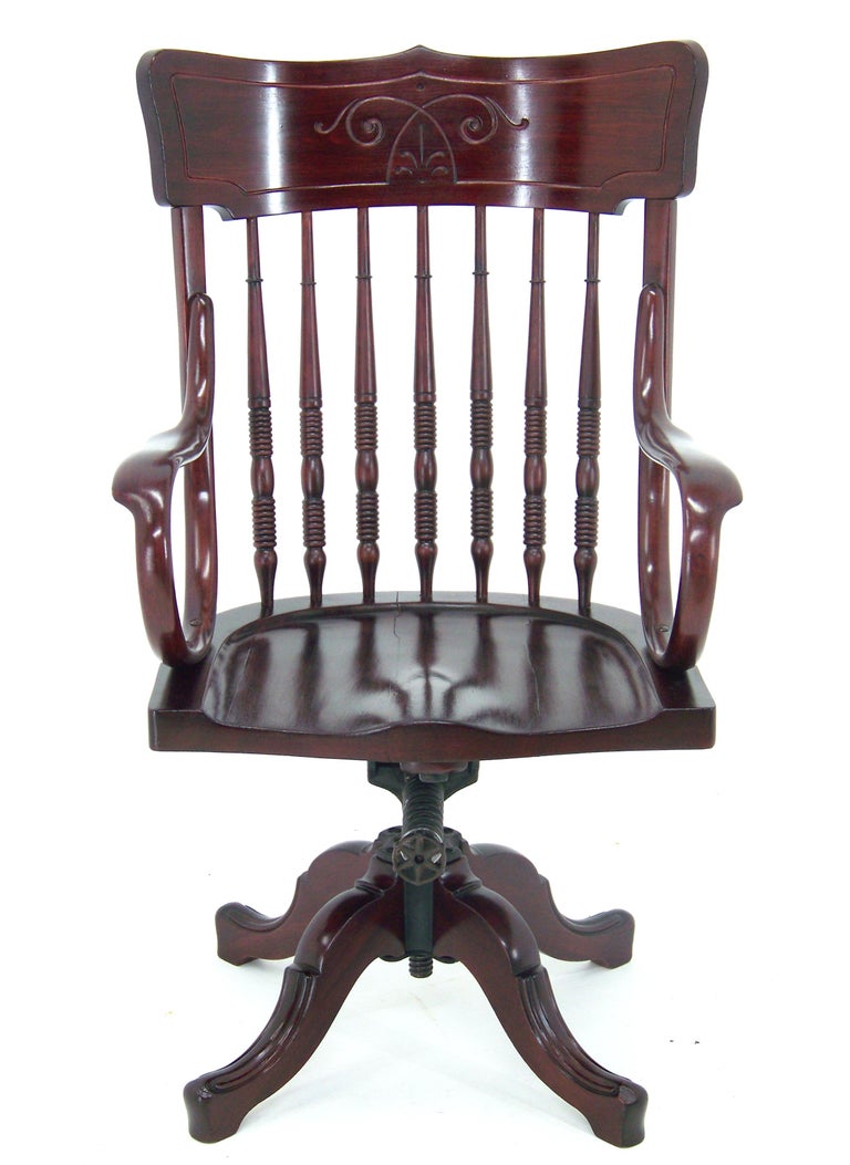 Swivel Office Chair Nr.352, since 1904 For Sale at 1stDibs