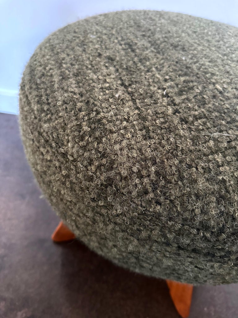 Swivel Ottoman + Stool by Heywood Wakefield For Sale at 1stDibs