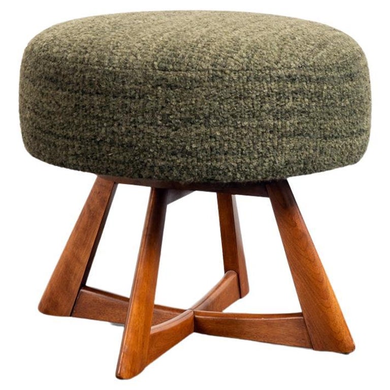 Swivel Ottoman + Stool by Heywood Wakefield For Sale at 1stDibs