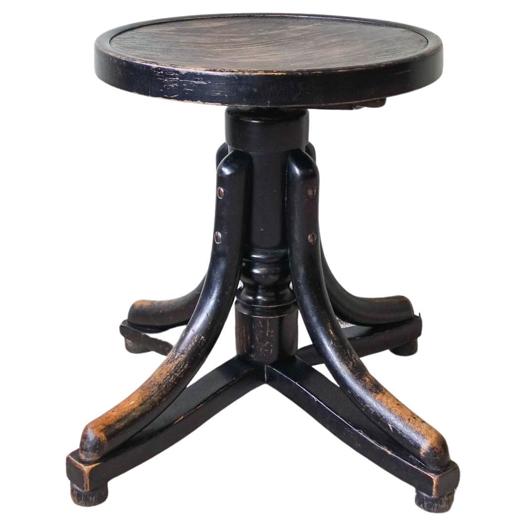 Swivel Piano Stool from Thonet, Austria, 1900s For Sale