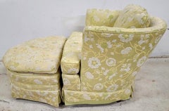 Swivel Rocker Lounge Chair & Ottoman by Hickory House