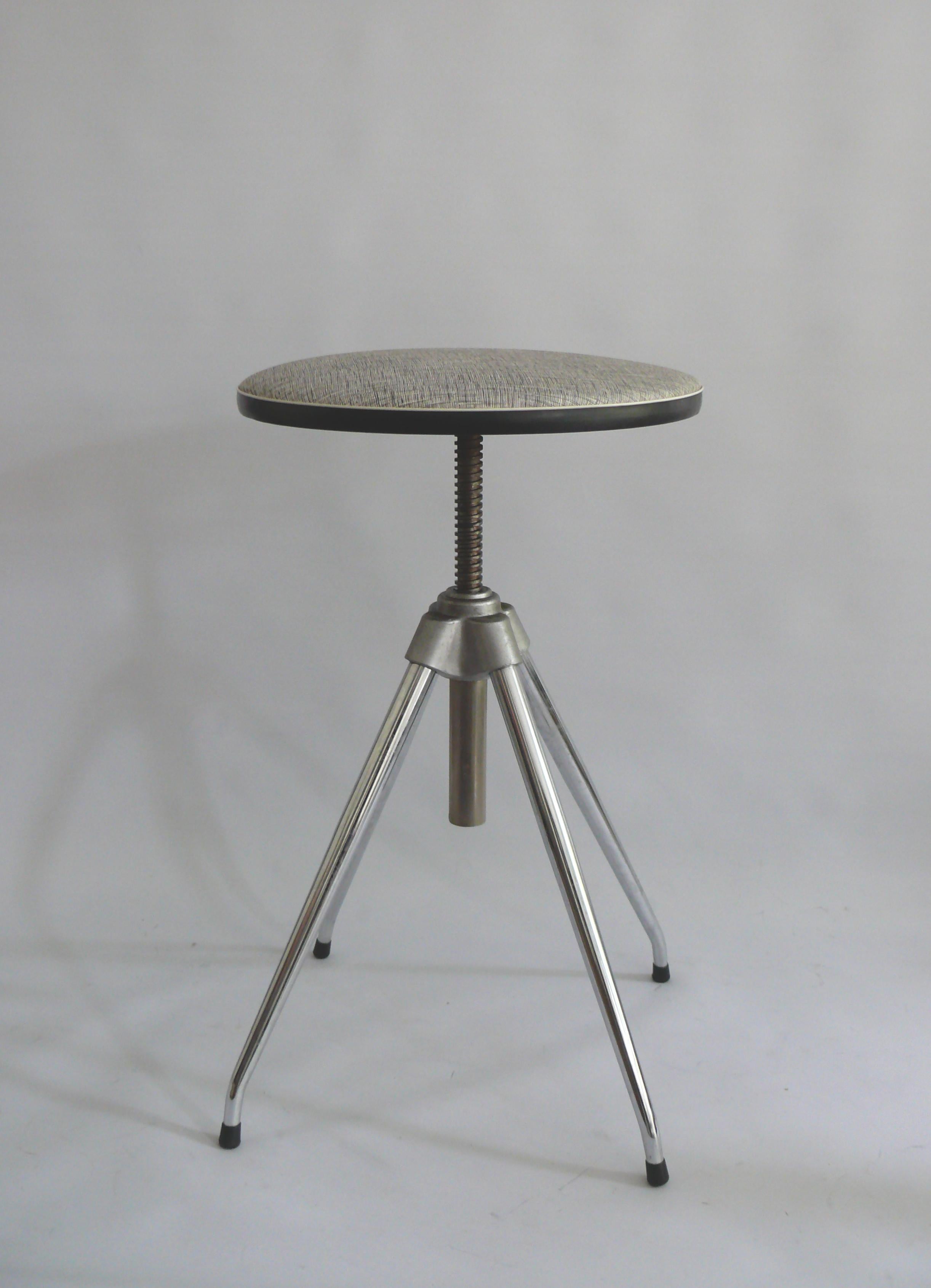Allemand Tabouret pivotant, Allemagne 1960 en vente