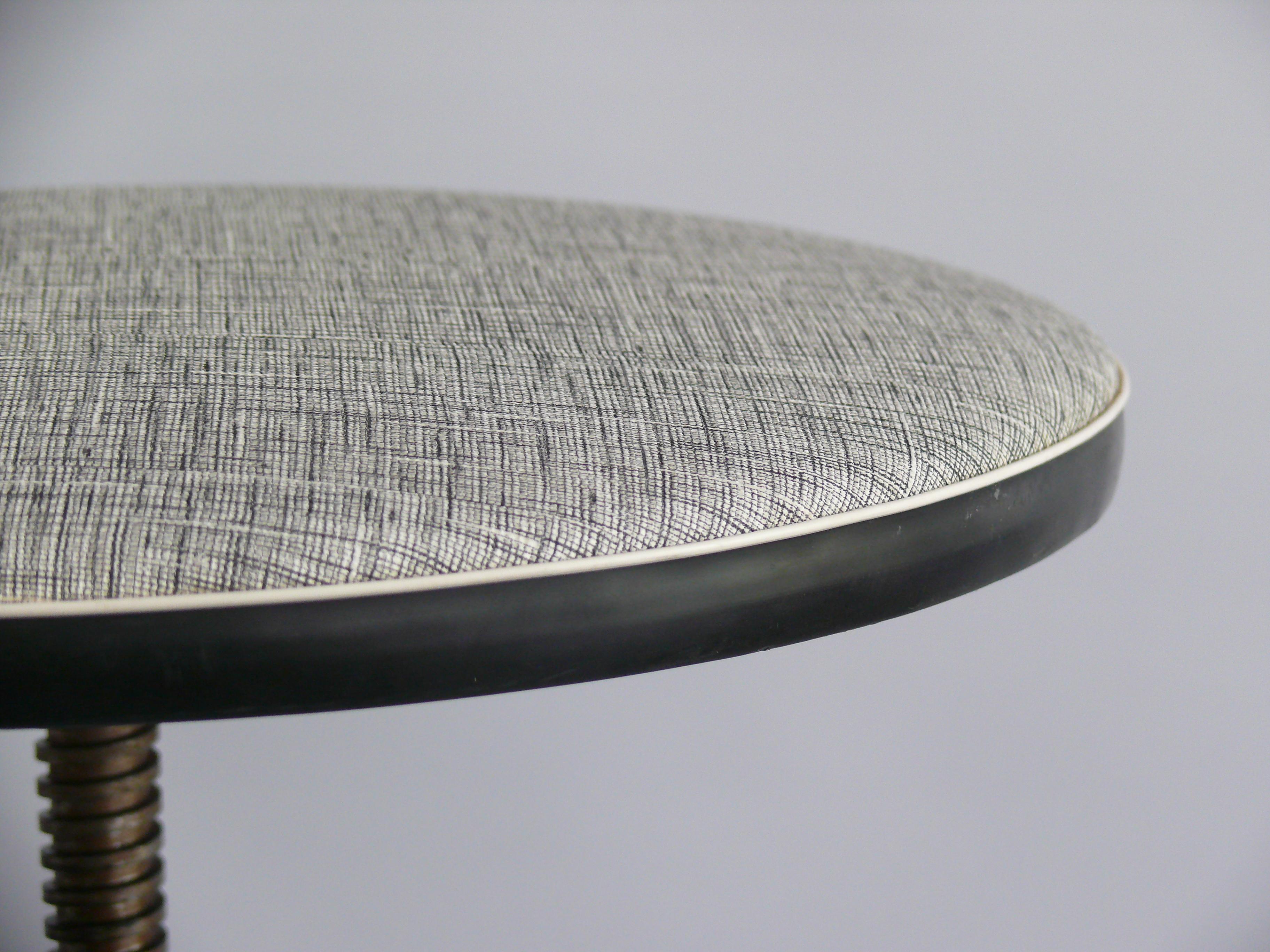 Milieu du XXe siècle Tabouret pivotant, Allemagne 1960 en vente