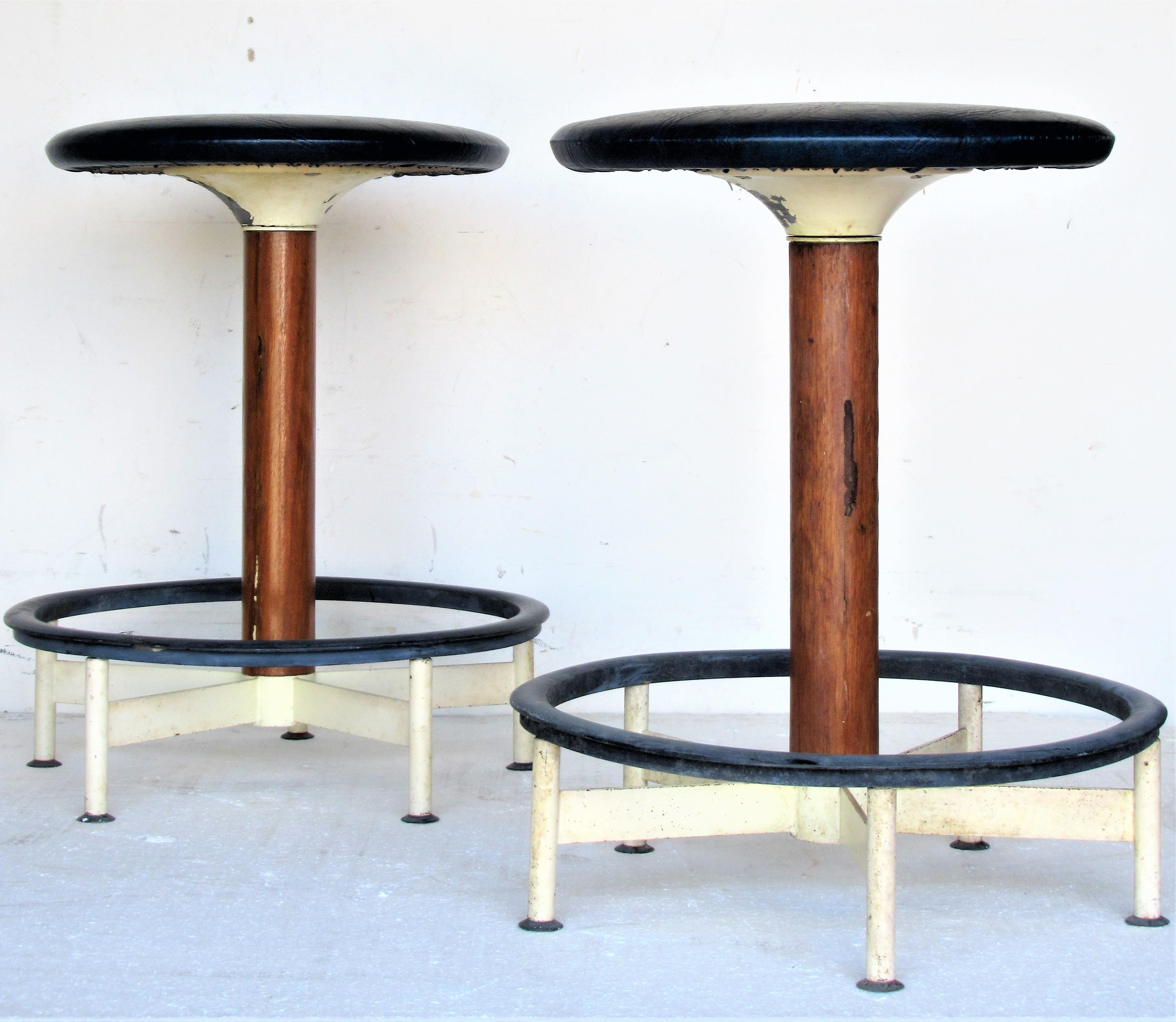 Swivel Stools by Burke Inc For Sale 12