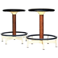 Vintage Swivel Stools by Burke Inc