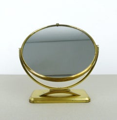 Swivel Table Mirror in Brass, Germany, 1950s