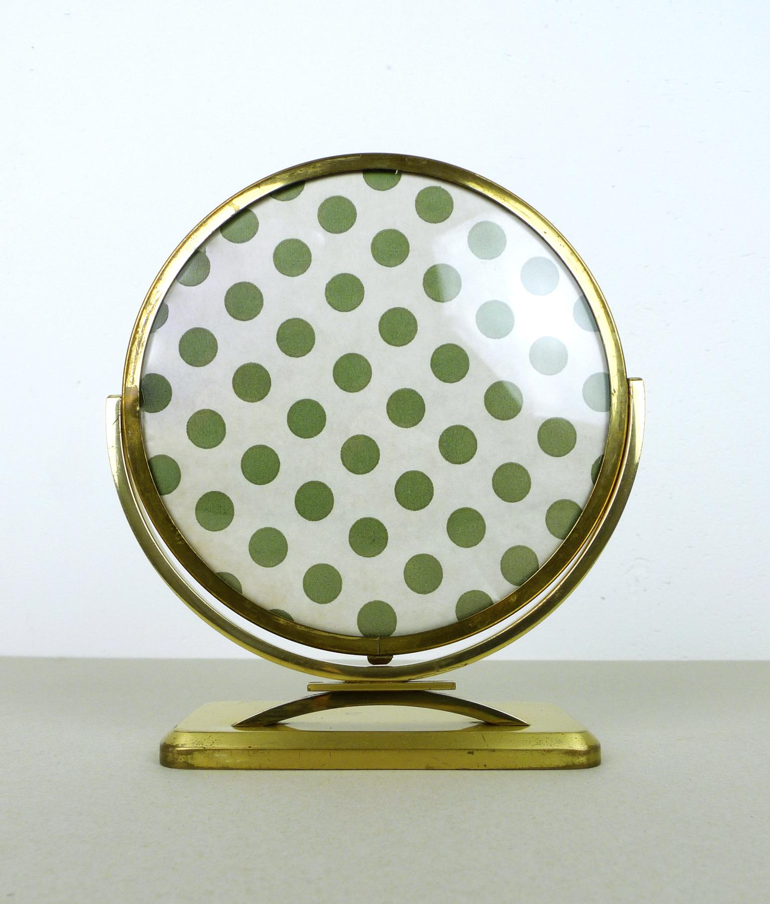 Swivel Table Mirror in Brass, Germany, 1950s For Sale 2
