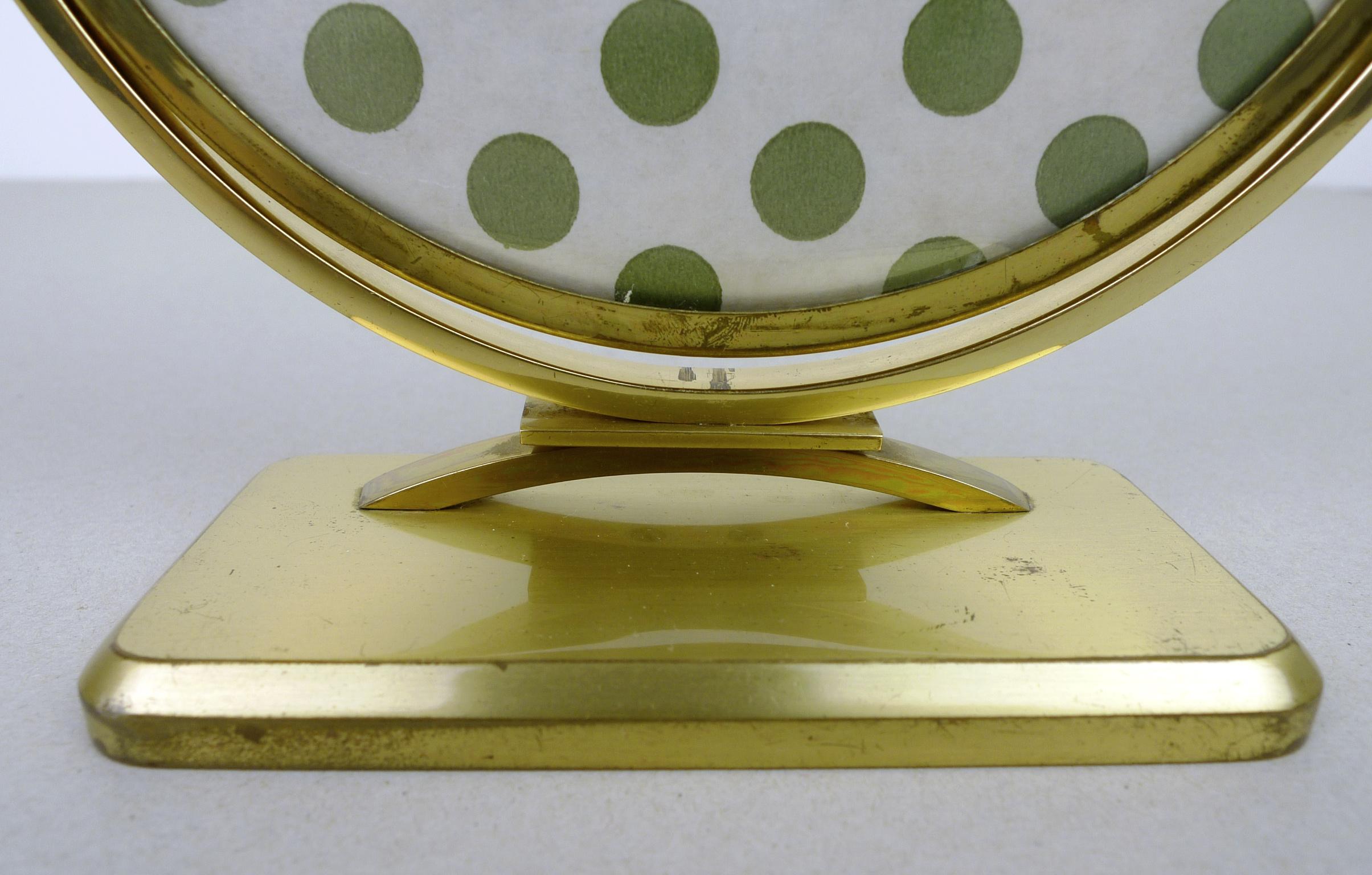 Swivel Table Mirror in Brass, Germany, 1950s For Sale 3