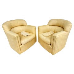 Used Swivel Tub Chairs by Hancock & Moore Pair